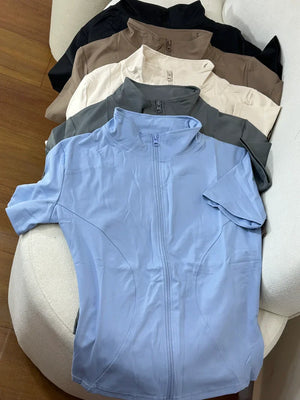 Blusa jaqueta poliamida